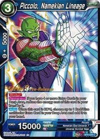 Piccolo, Namekian Lineage (BT9-029) [Universal Onslaught Prerelease Promos] Parallel Foil