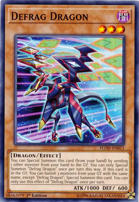 Defrag Dragon [FLOD-EN011] Common - Josh's Cards