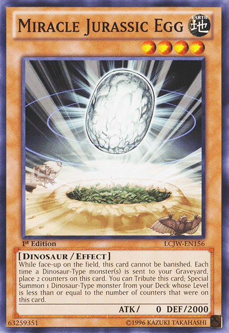 Miracle Jurassic Egg [LCJW-EN156] Common - Josh's Cards