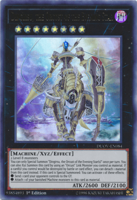 Dingirsu, the Orcust of the Evening Star [DUOV-EN084] Ultra Rare - Josh's Cards