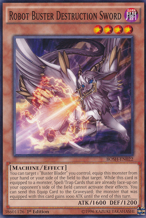 Robot Buster Destruction Sword [BOSH-EN022] Common - Josh's Cards
