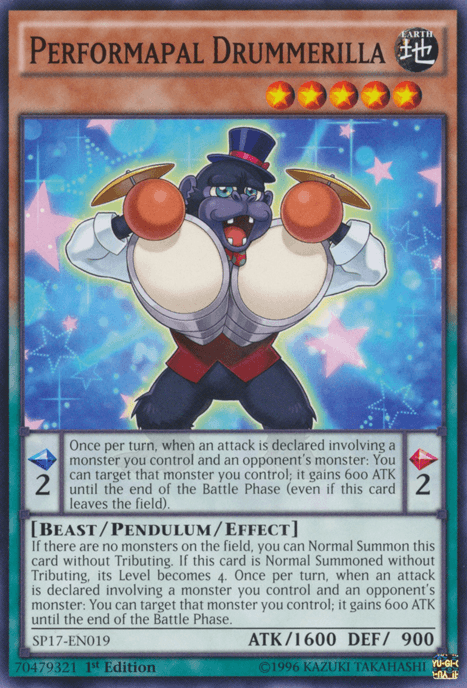 Performapal Drummerilla [SP17-EN019] Common - Josh's Cards