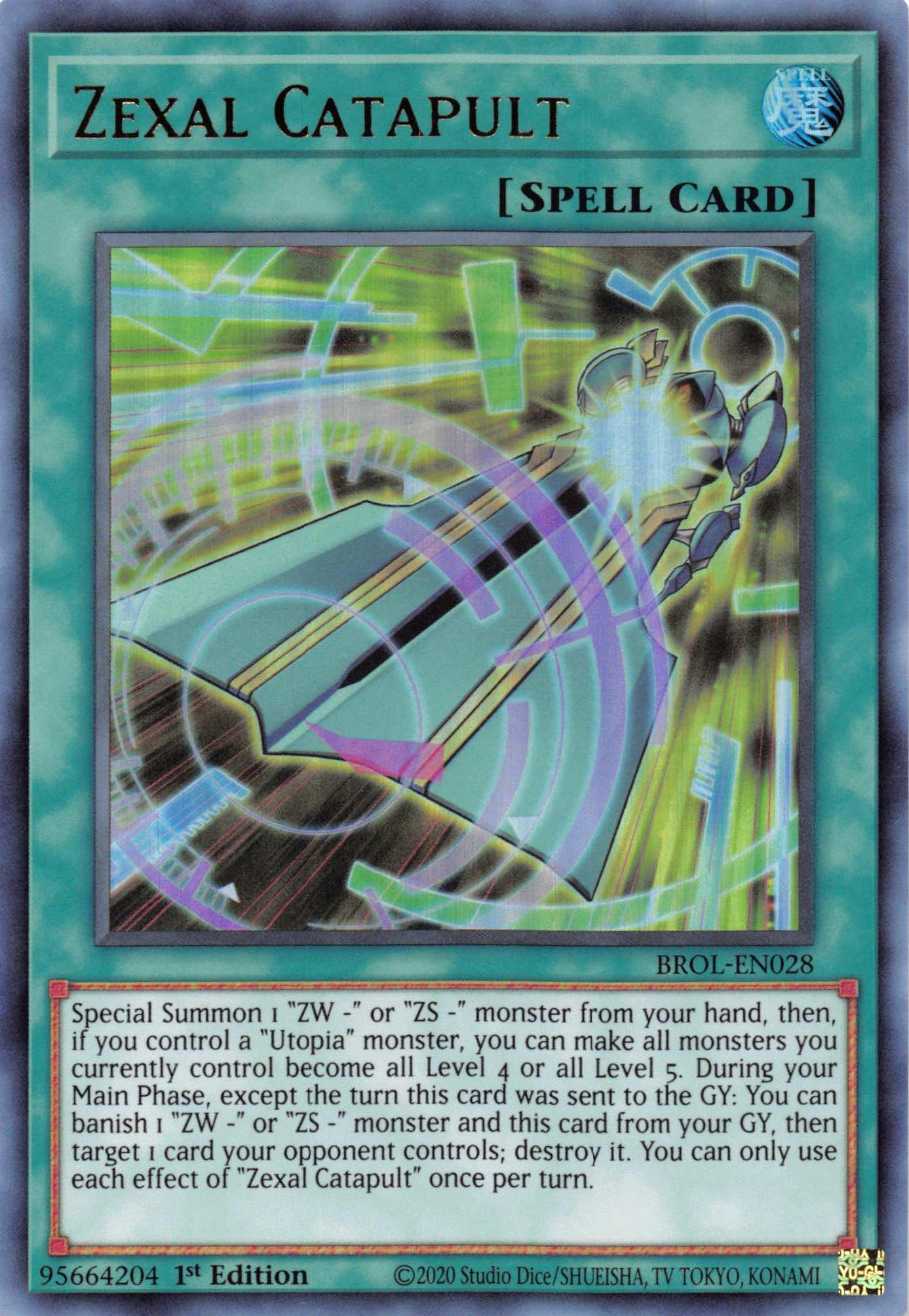 Zexal Catapult [BROL-EN028] Ultra Rare - Josh's Cards