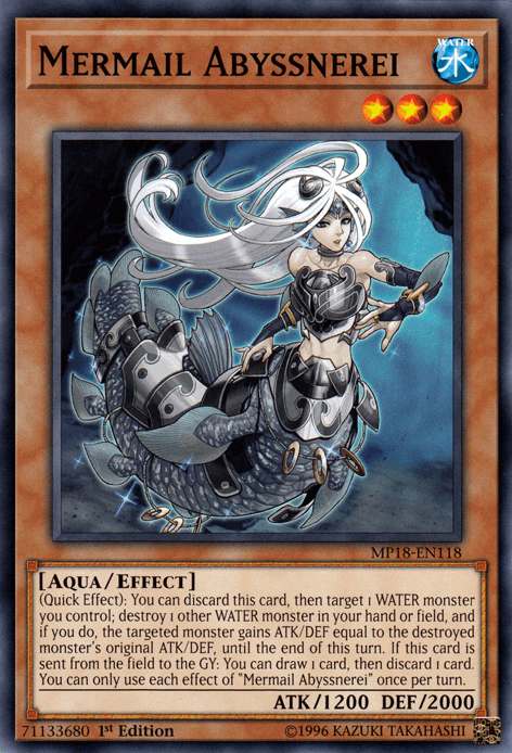 Mermail Abyssnerei [MP18-EN118] Common - Josh's Cards