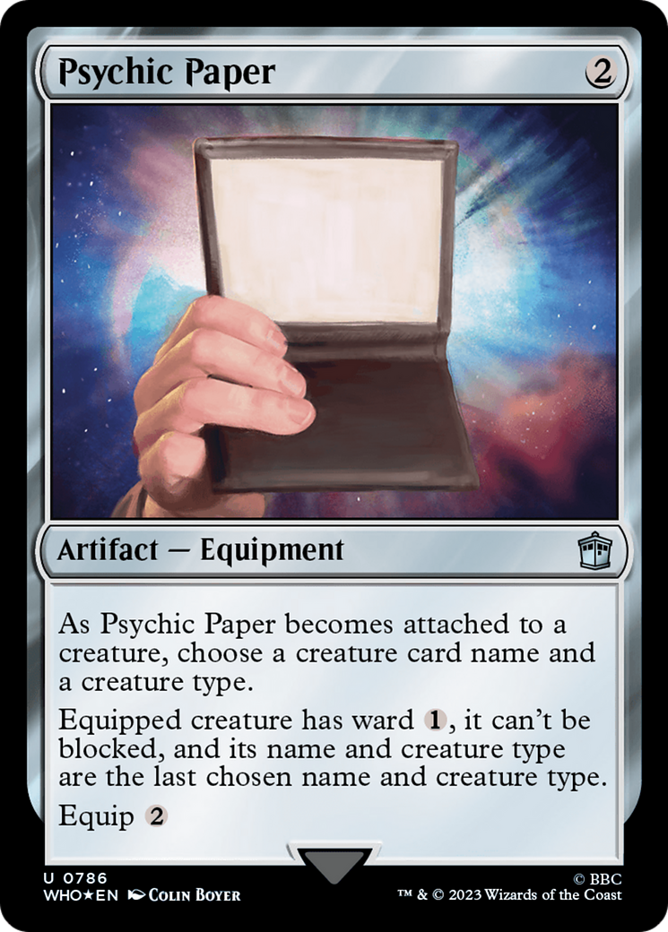 Psychic Paper (Surge Foil) [Doctor Who]