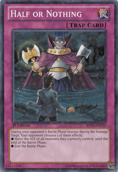 Half or Nothing [BP01-EN101] Starfoil Rare - Josh's Cards