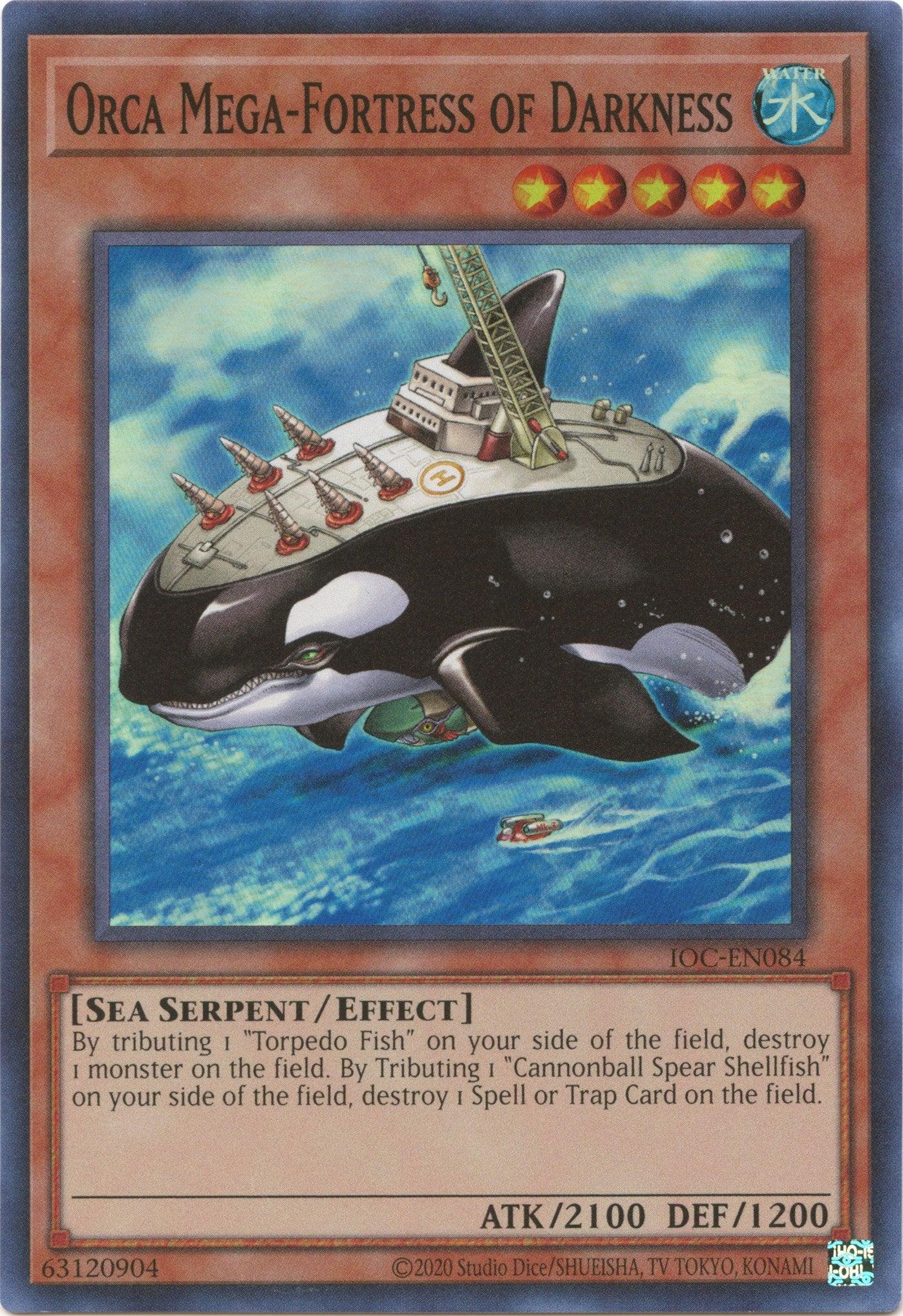 Orca Mega-Fortress of Darkness (25th Anniversary) [IOC-EN084] Super Rare - Josh's Cards