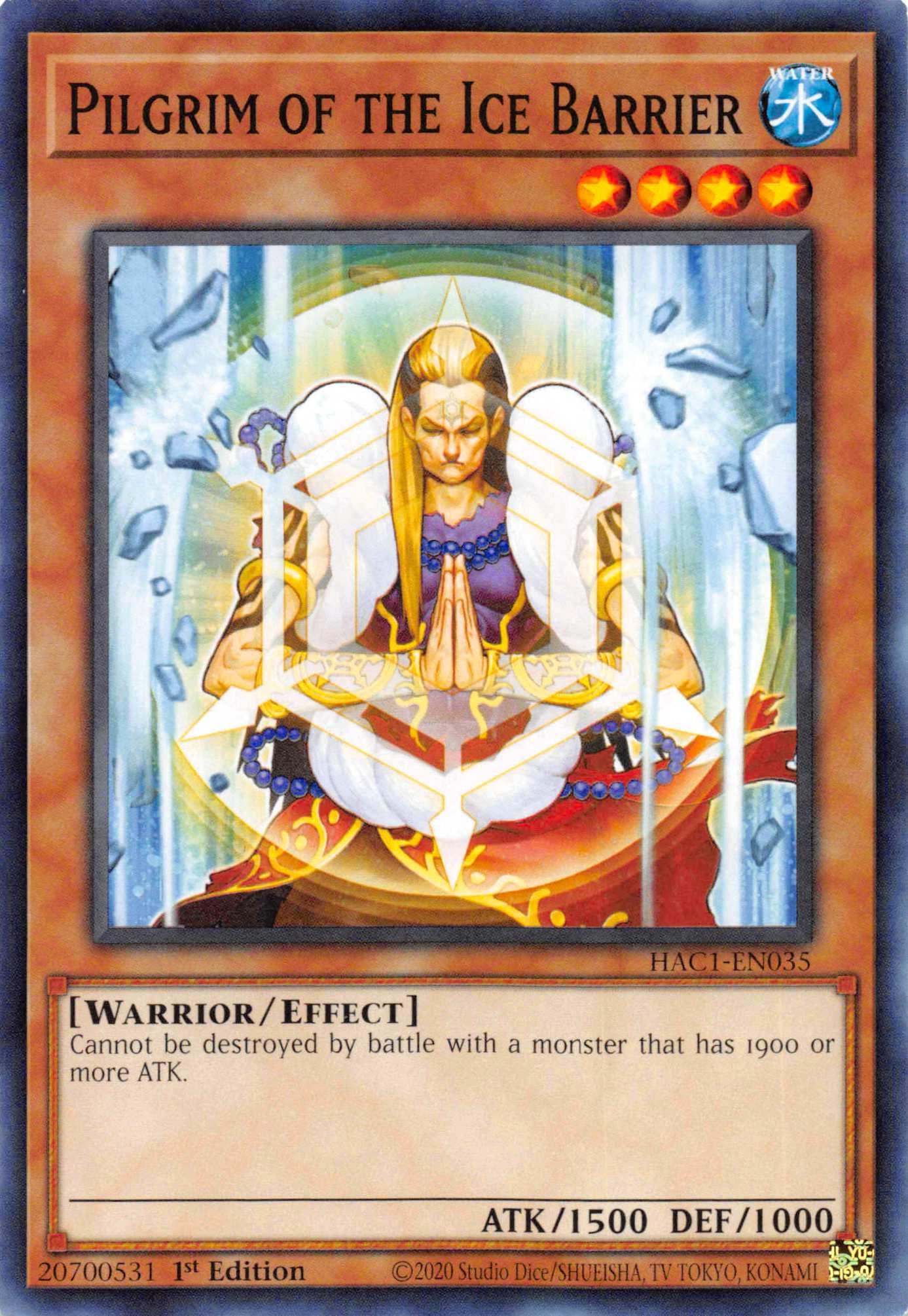 Pilgrim of the Ice Barrier [HAC1-EN035] Common - Josh's Cards