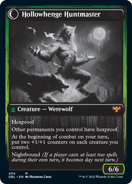 Avabruck Caretaker // Hollowhenge Huntmaster (DBL-454) - Innistrad: Double Feature: (Double Faced Transform) Foil