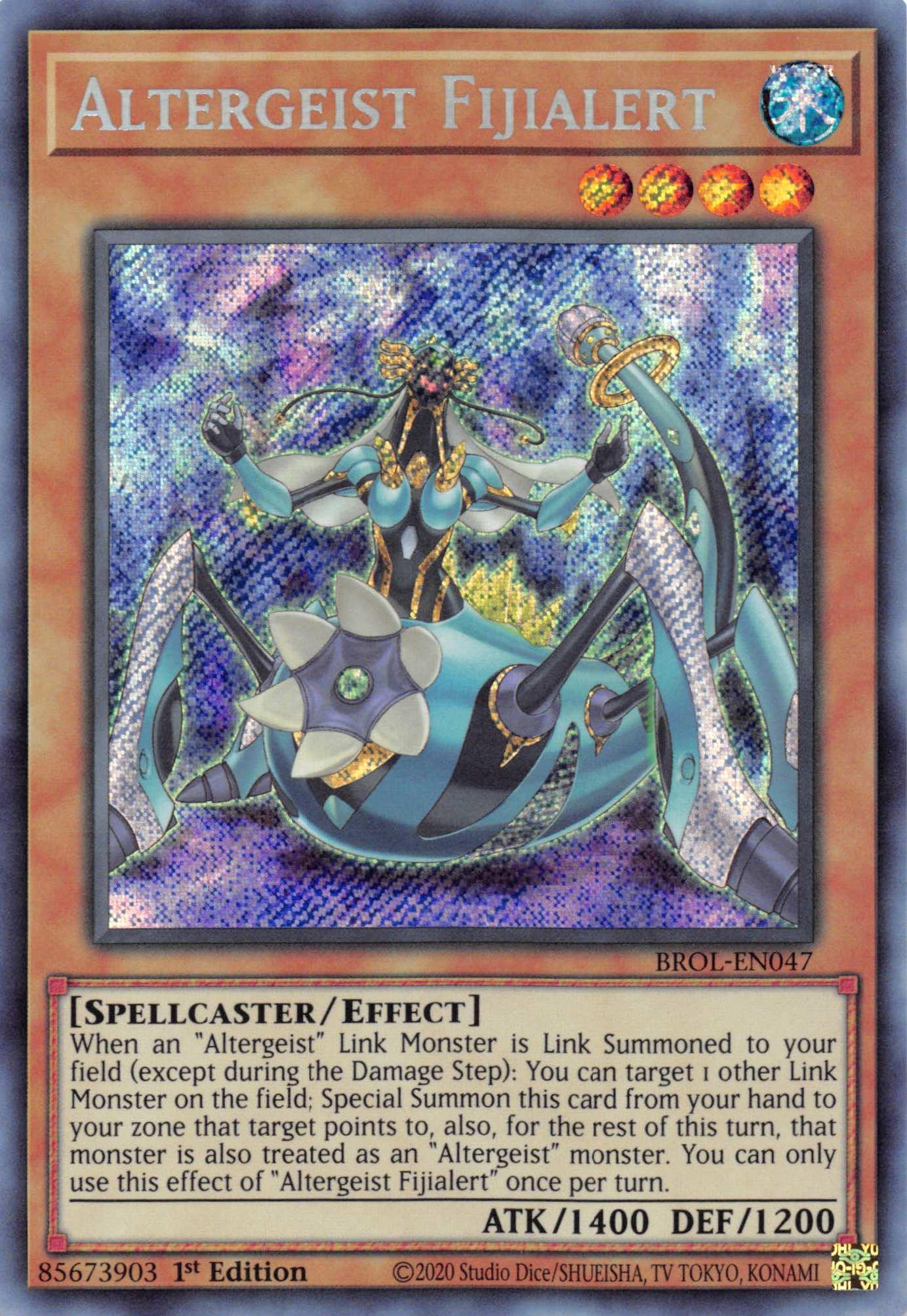 Altergeist Fijialert [BROL-EN047] Secret Rare - Josh's Cards
