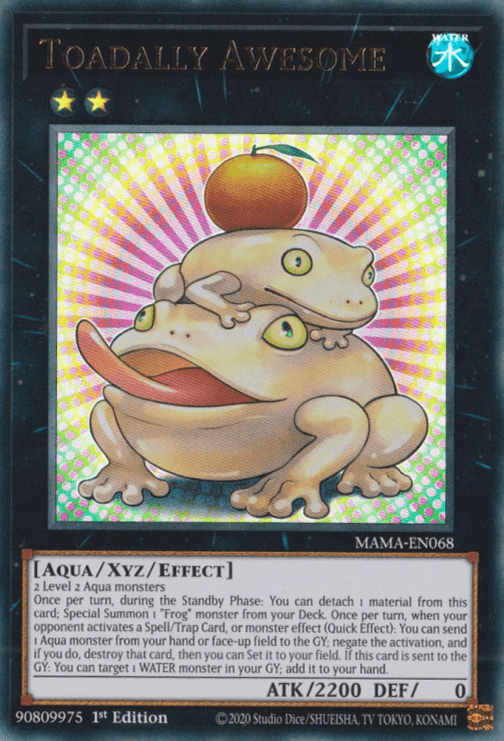Toadally Awesome [MAMA-EN068] Ultra Rare - Josh's Cards