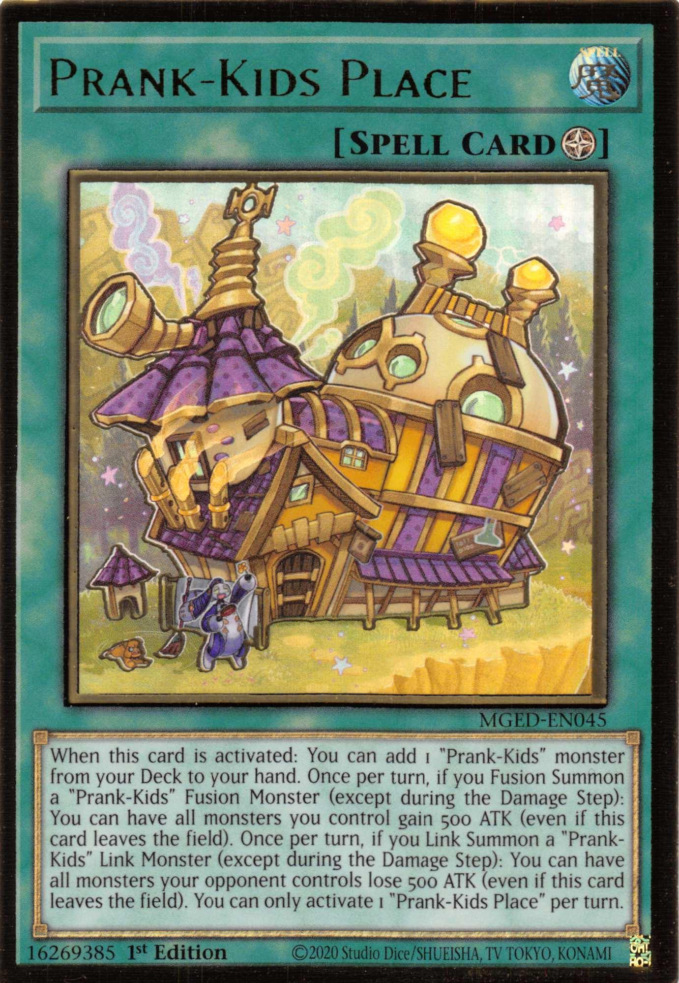 Prank-Kids Place [MGED-EN045] Gold Rare - Josh's Cards
