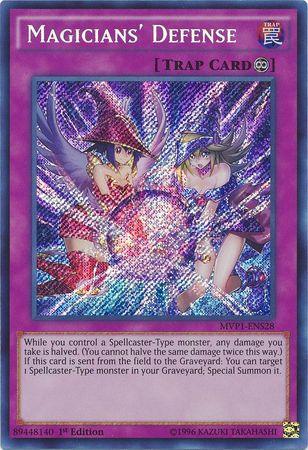 Magicians' Defense [MVP1-ENS28] Secret Rare - Josh's Cards
