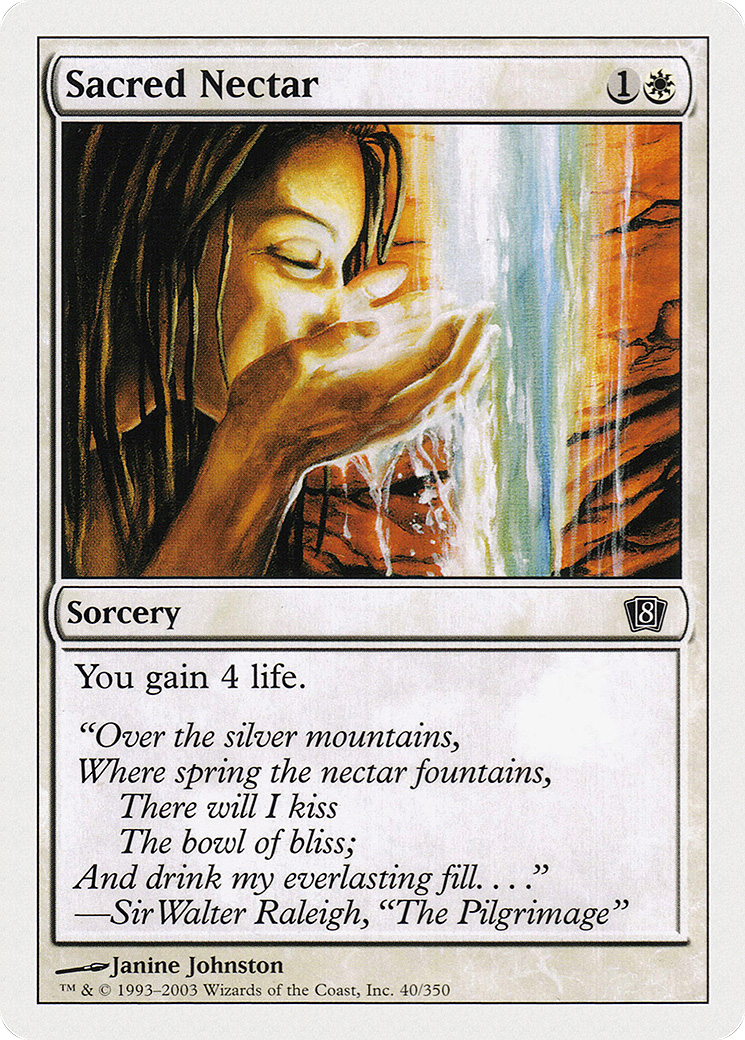 Sacred Nectar [Eighth Edition] Foil
