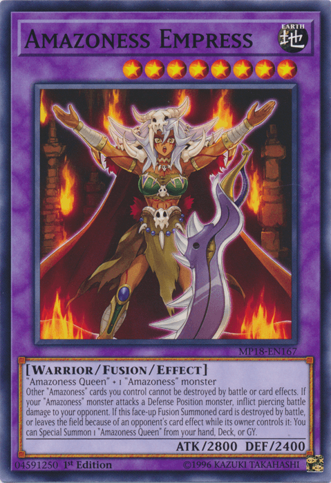 Amazoness Empress [MP18-EN167] Common - Josh's Cards