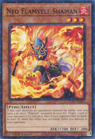Neo Flamvell Shaman (Duel Terminal) [HAC1-EN071] Common - Josh's Cards
