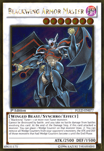 Blackwing Armor Master [PGLD-EN077] Gold Rare - Josh's Cards