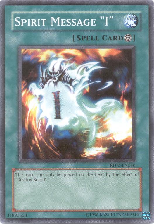 Spirit Message "I" [RP02-EN046] Common - Josh's Cards