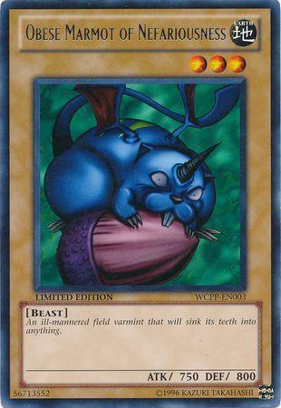 Obese Marmot of Nefariousness [WCPP-EN003] Rare - Josh's Cards