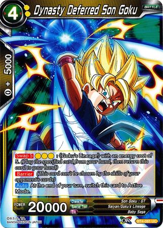Dynasty Deferred Son Goku (BT4-081) [Colossal Warfare] Parallel Foil