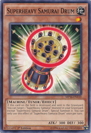 Superheavy Samurai Drum [MP16-EN110] Common - Josh's Cards