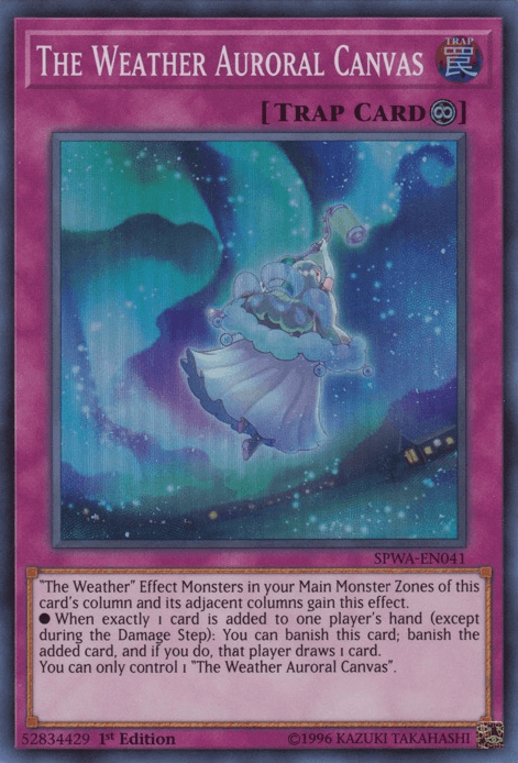 The Weather Auroral Canvas [SPWA-EN041] Super Rare - Josh's Cards