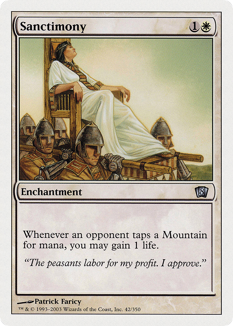 Sanctimony [Eighth Edition] Foil