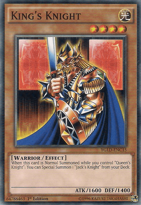 King's Knight [YGLD-ENC15] Common - Josh's Cards