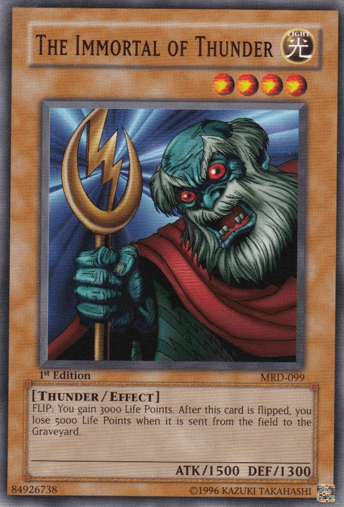 The Immortal of Thunder [MRD-099] Common - Josh's Cards