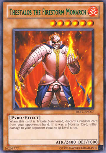 Thestalos the Firestorm Monarch (Green) [DL12-EN007] Rare - Josh's Cards