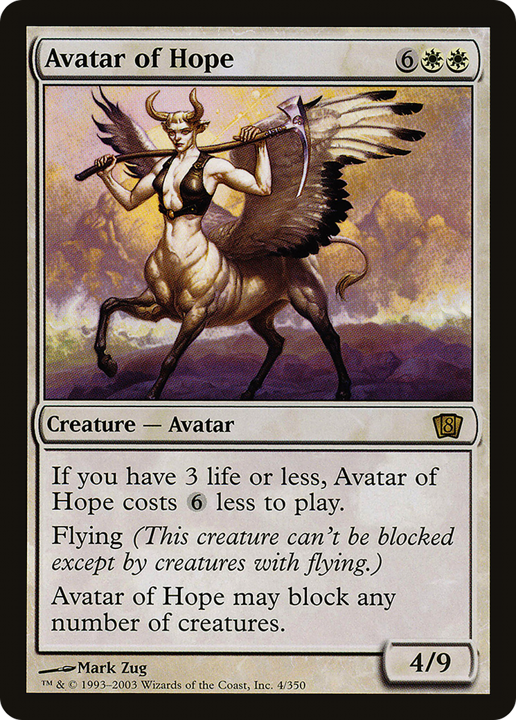 Avatar of Hope [Eighth Edition] Foil
