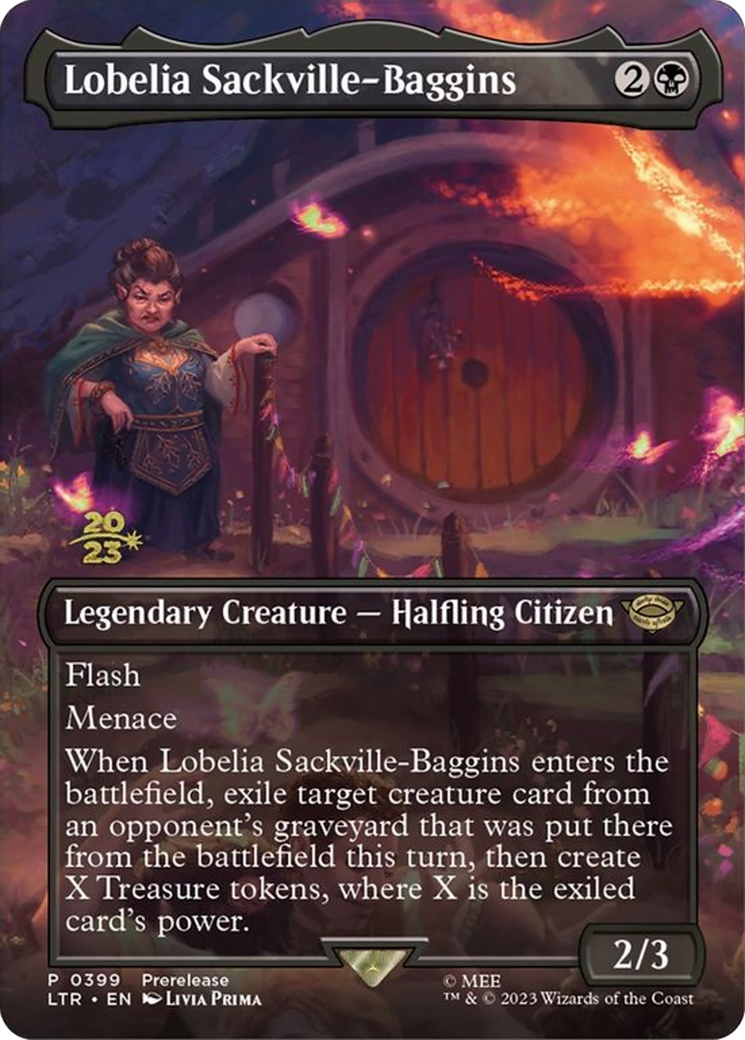 Lobelia Sackville-Baggins (PRE-399) - Tales of Middle-earth Promos (Borderless) Foil