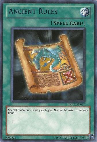 Ancient Rules (Blue) [DL13-EN016] Rare - Josh's Cards