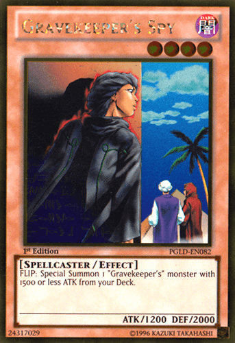 Gravekeeper's Spy [PGLD-EN082] Gold Rare - Josh's Cards