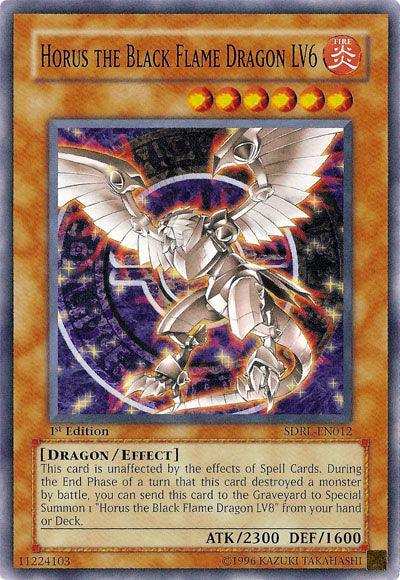 Horus the Black Flame Dragon LV6 [SDRL-EN012] Common - Josh's Cards