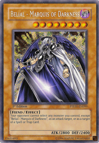Belial - Marquis of Darkness [PTDN-EN099] Secret Rare - Josh's Cards