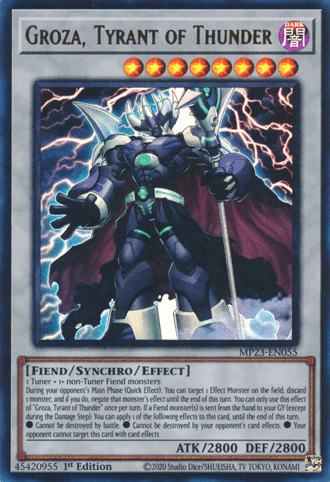 Groza, Tyrant of Thunder [MP23-EN055] Ultra Rare - Josh's Cards