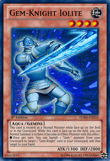 Gem-Knight Iolite [HA06-EN032] Super Rare - Josh's Cards