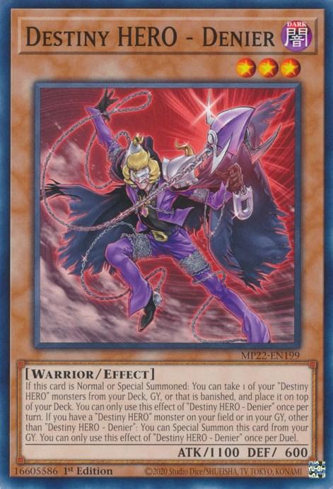 Destiny HERO - Denier [MP22-EN199] Common - Josh's Cards