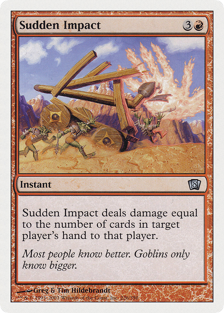Sudden Impact [Eighth Edition] Foil