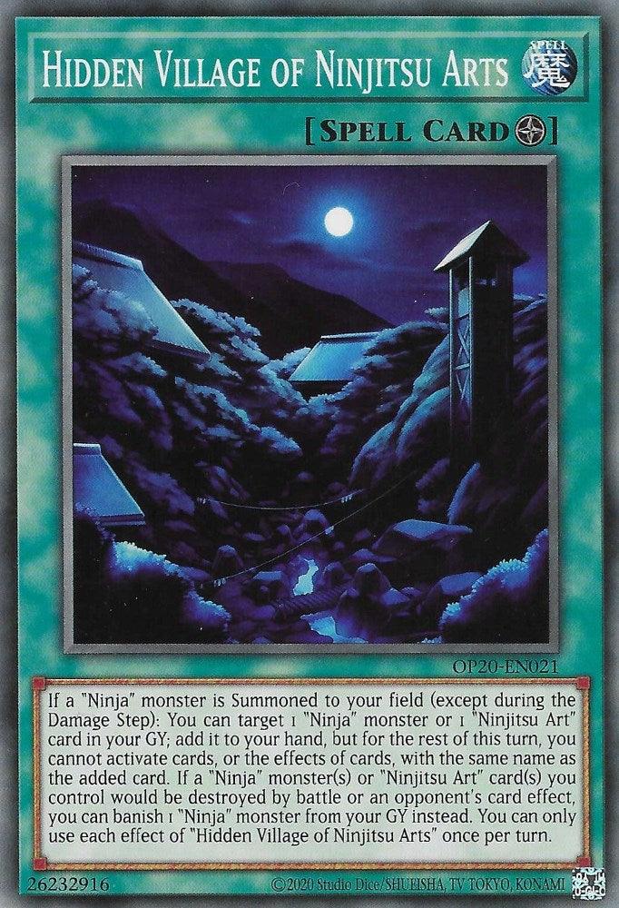 Hidden Village of Ninjitsu Arts [OP20-EN021] Common - Josh's Cards