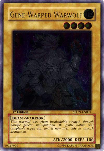 Gene-Warped Warwolf [STON-EN001] Ultimate Rare - Josh's Cards