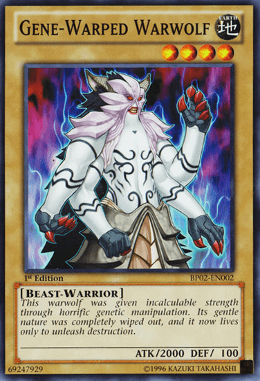 Gene-Warped Warwolf [BP02-EN002] Mosaic Rare - Josh's Cards