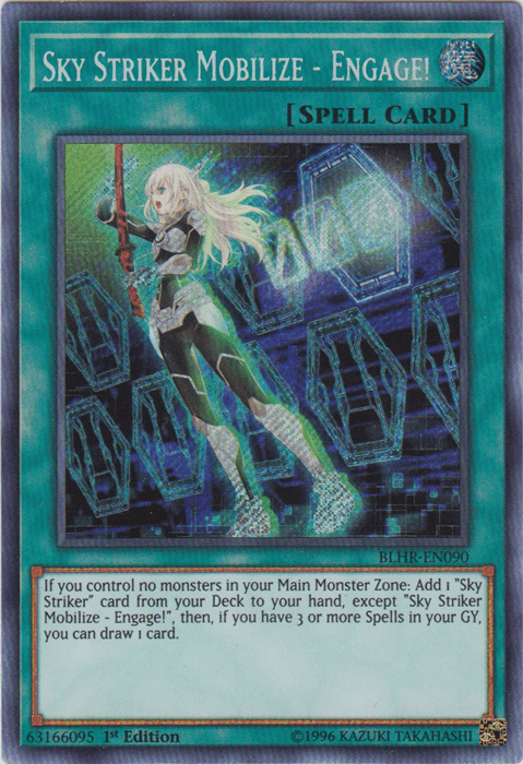 Sky Striker Mobilize - Engage! [BLHR-EN090] Secret Rare - Josh's Cards