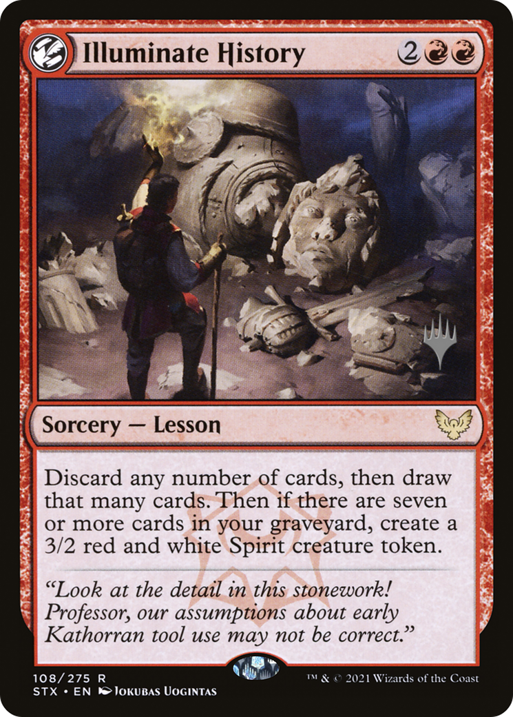 Illuminate History (PPSTX-108P) - Strixhaven: School of Mages Promos: (lesson)