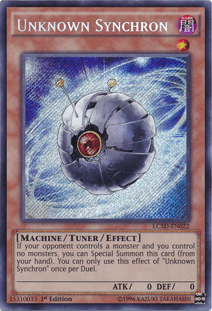 Unknown Synchron [LC5D-EN022] Secret Rare - Josh's Cards