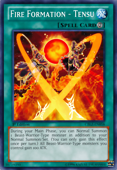 Fire Formation - Tensu [CBLZ-EN058] Common - Josh's Cards