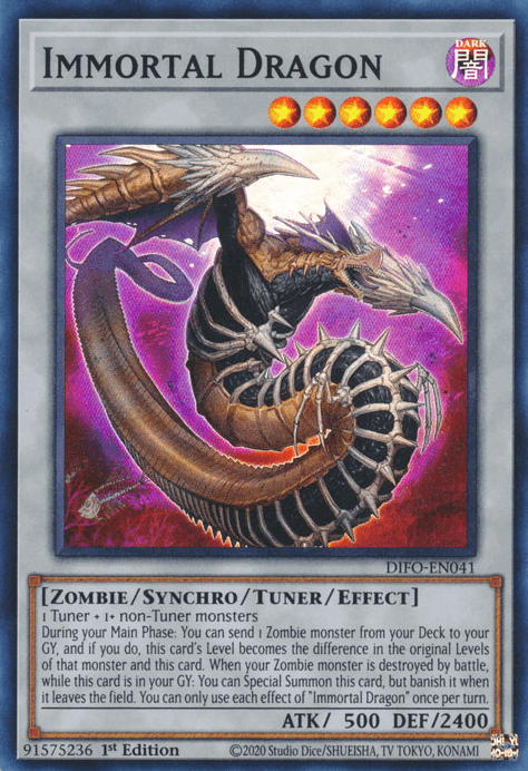 Immortal Dragon [DIFO-EN041] Super Rare - Josh's Cards