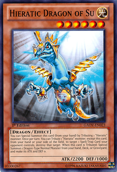 Hieratic Dragon of Su [GAOV-EN023] Common - Josh's Cards