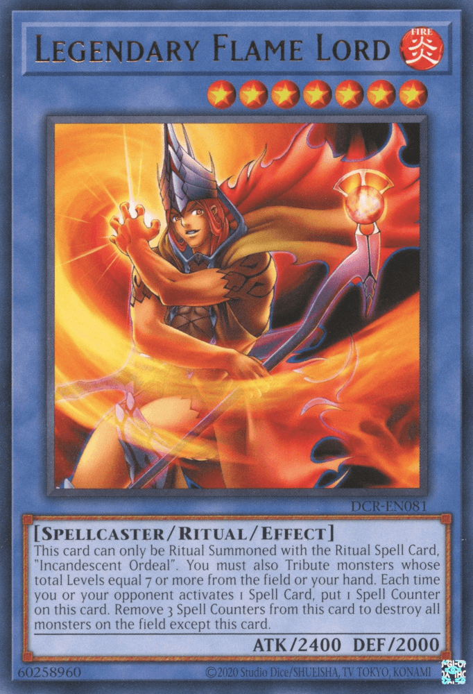 Legendary Flame Lord [DCR-EN081] Rare - Josh's Cards